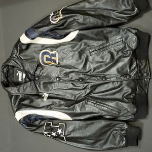Vintage St. Louis Rams Puma leather coat